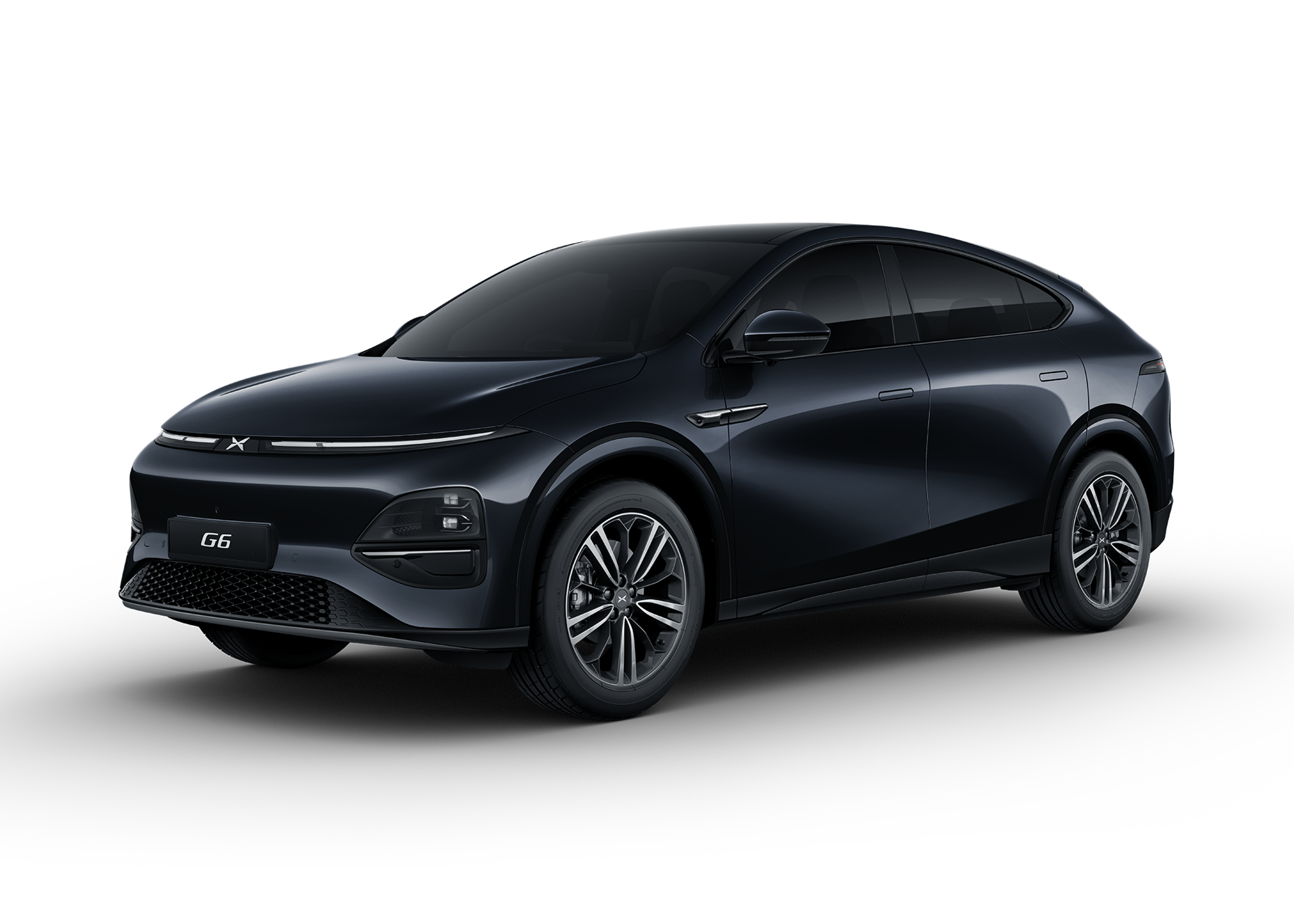 Front left view of XPENG G6