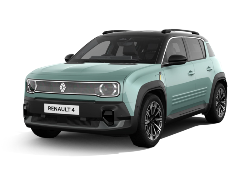 Renault 4 in a front left angle