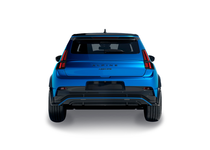 Alpine A290 in a rear angle