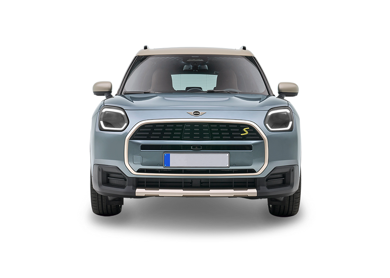 Mini countryman situated in a front facing angle