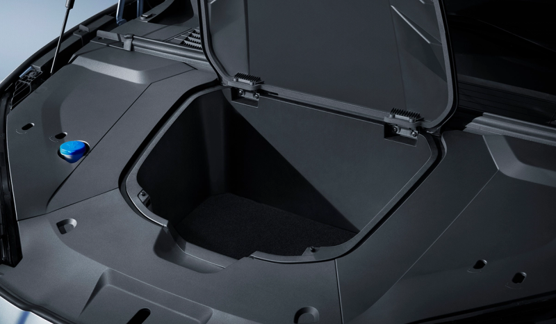 An interior shot of the BYD Seal displaying boot space