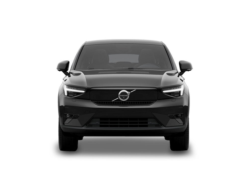 Volvo C40 Recharge in Black, Front angle view