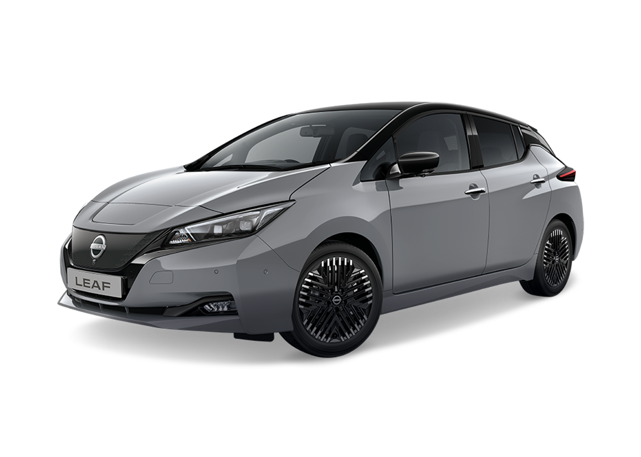 Front left view of Nissan LEAF