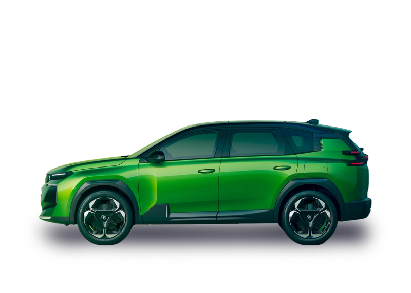 Left facing Citroen e-C5 Aircross