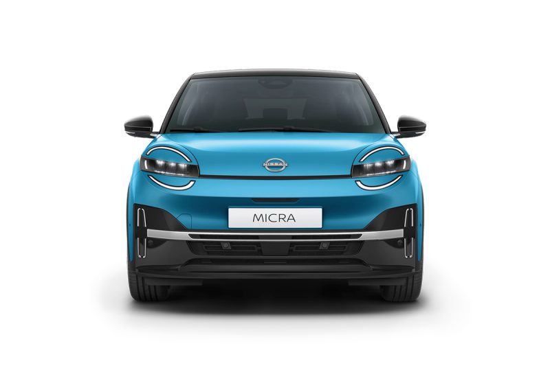 Nissan MICRA in a front angle