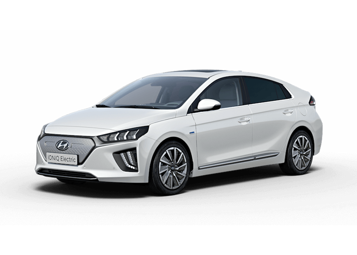 Hyundai IONIQ white front left