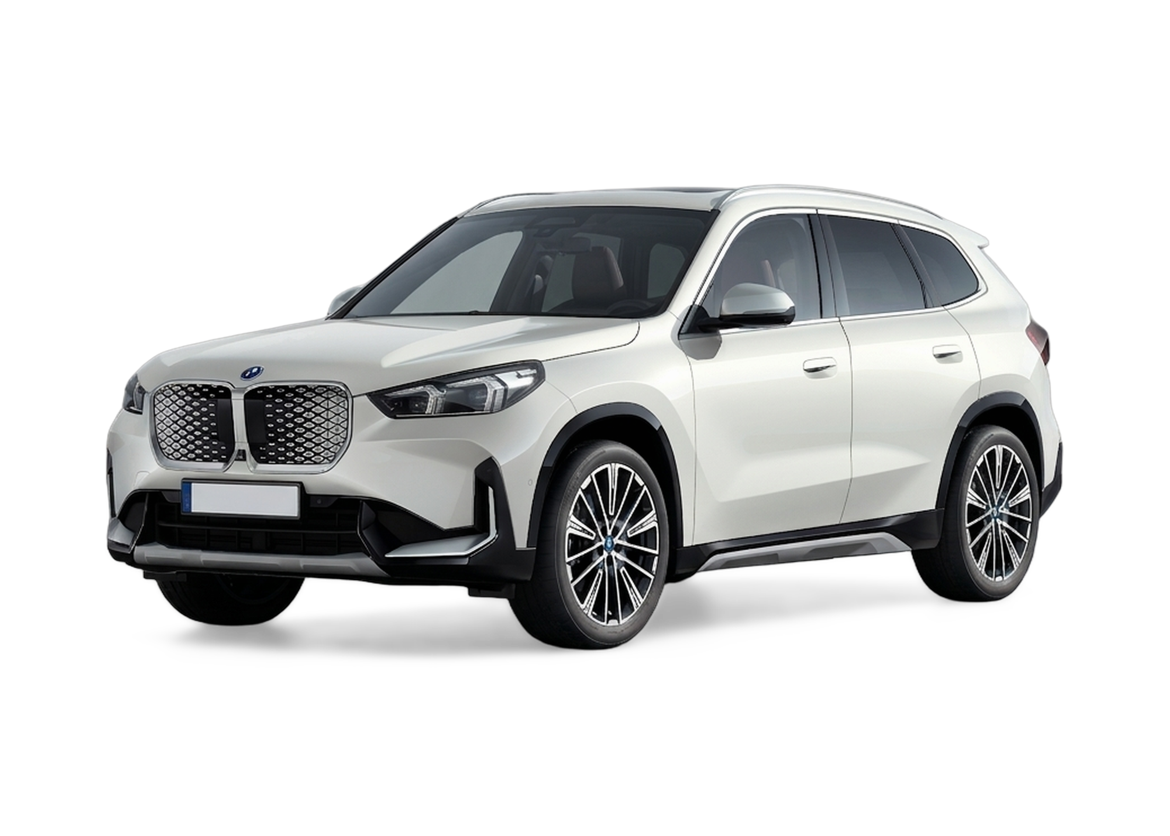 Front left view of BMW iX1