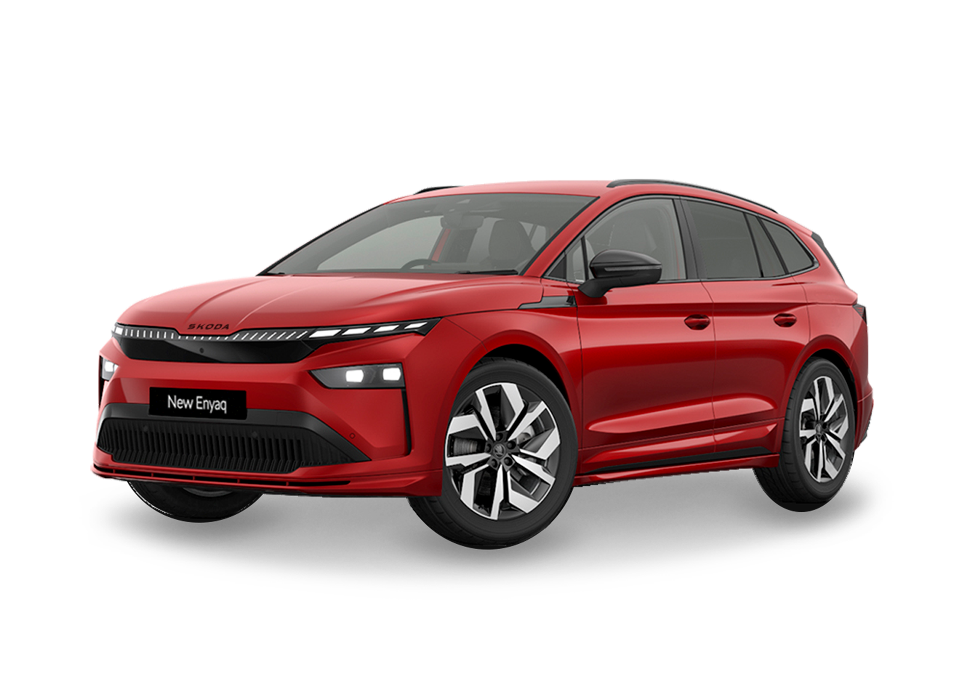 Front left view of Skoda Enyaq Estate