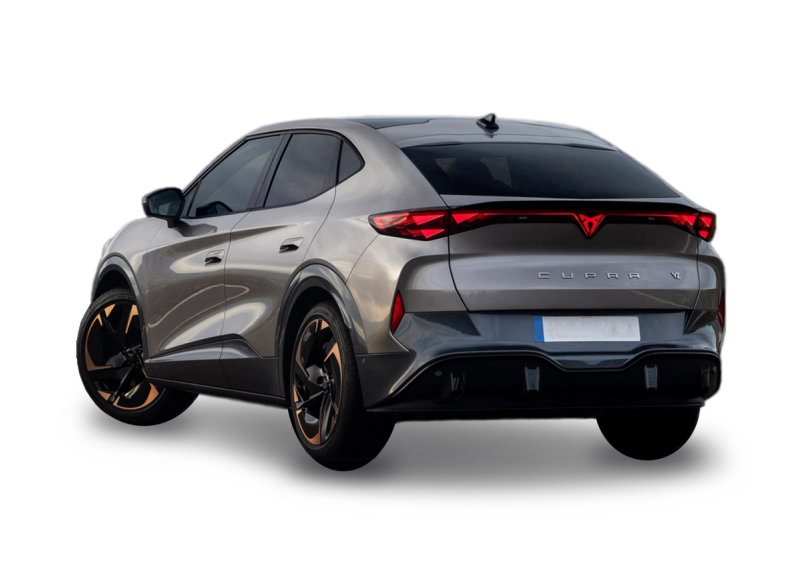 Rear left angle of the Cupra Tavascan