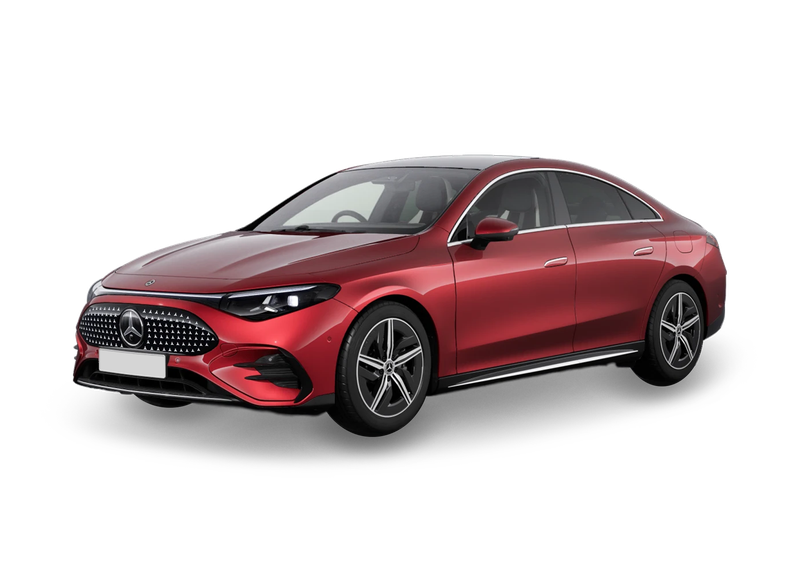 Mercedes CLA in a front left angle
