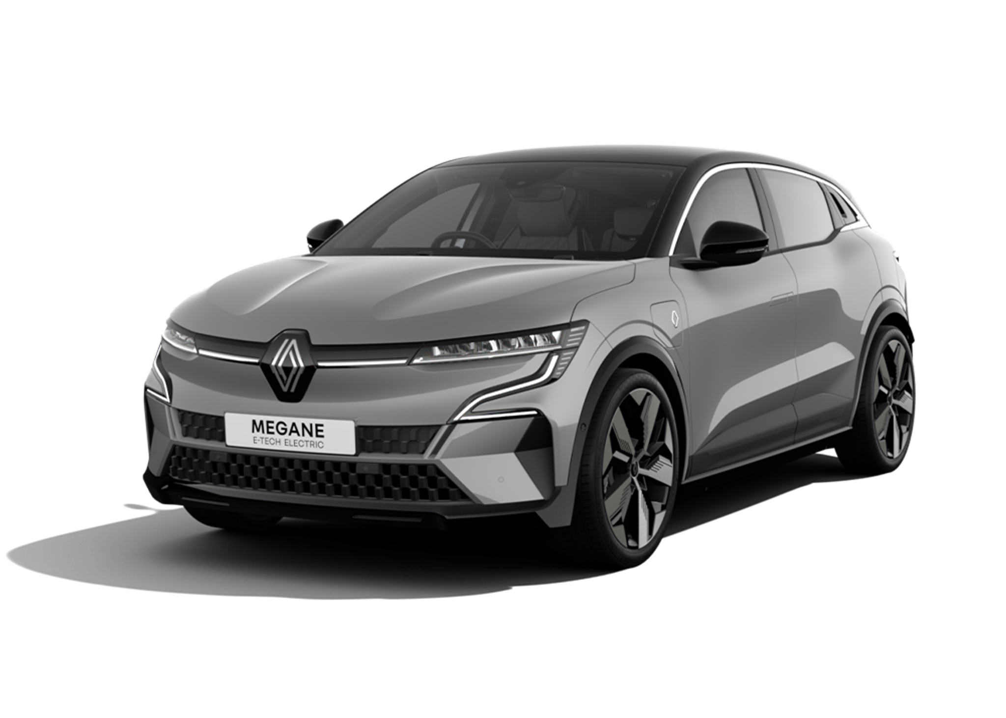 Front left view of Renault Megane E-Tech