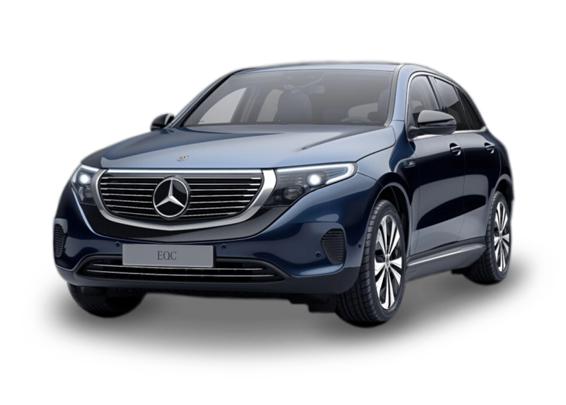 Mercedes EQc blue front left