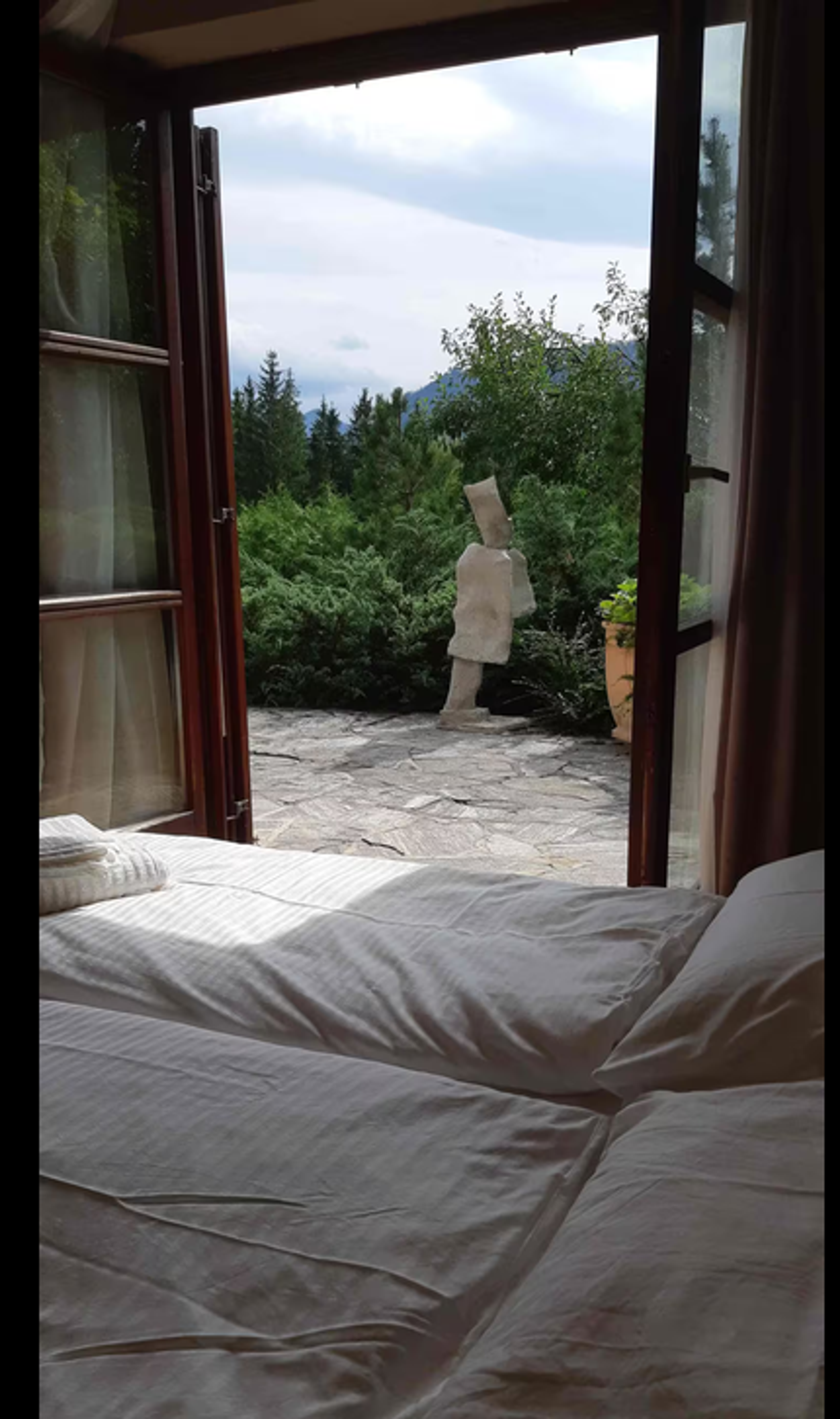 Aussicht vom Bett