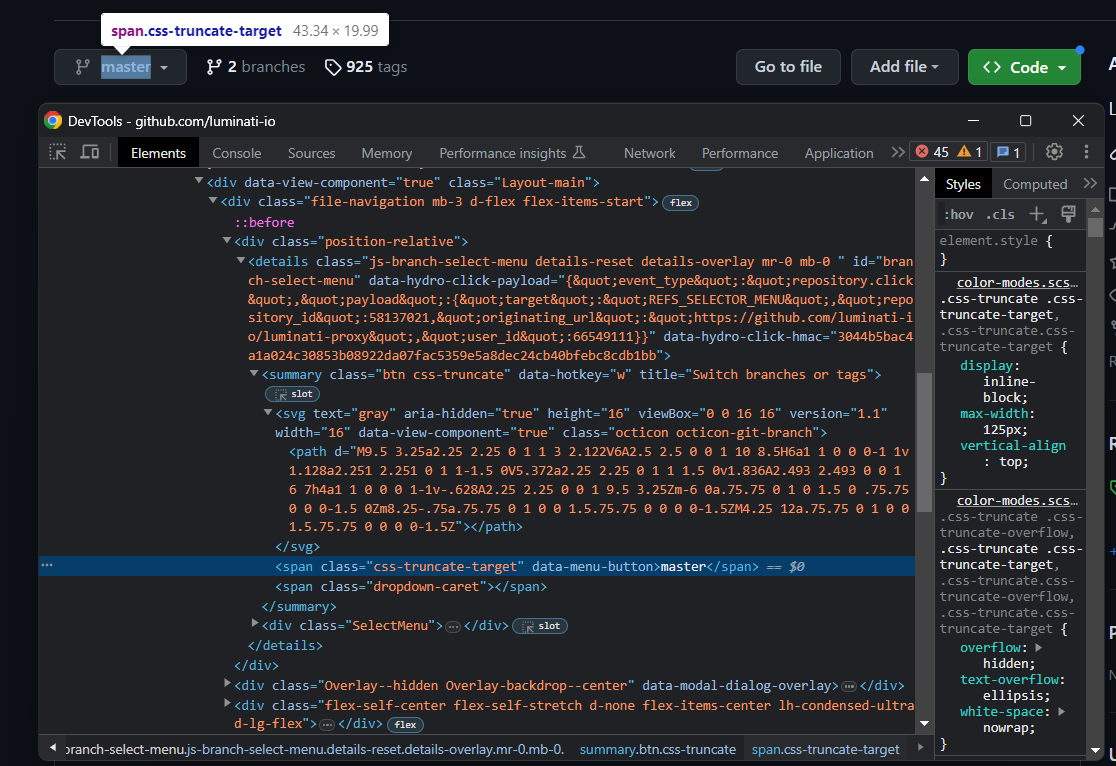 Extracting Repository Name Using Beautiful Soup