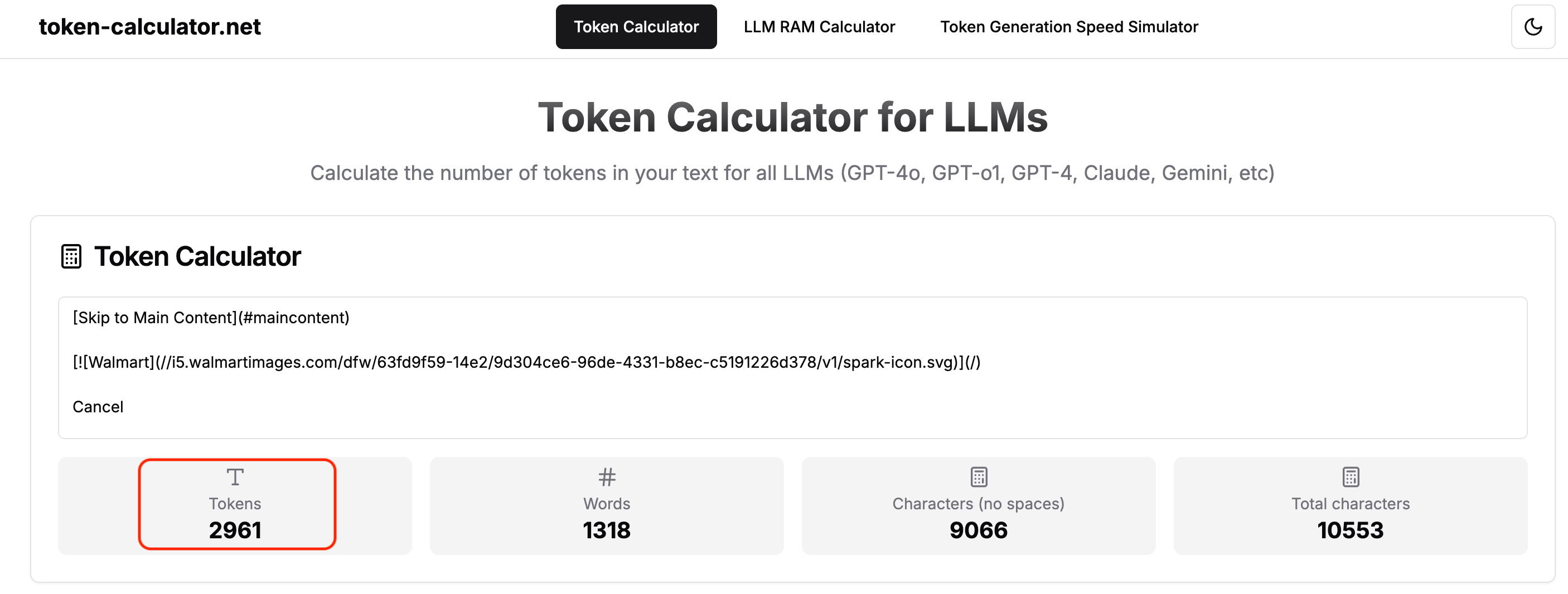 token-counting