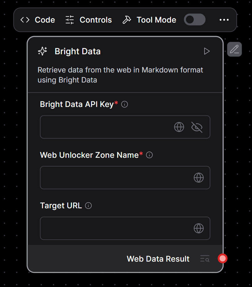 The new Bright Data component