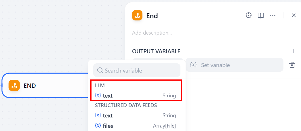 Configuring the End node