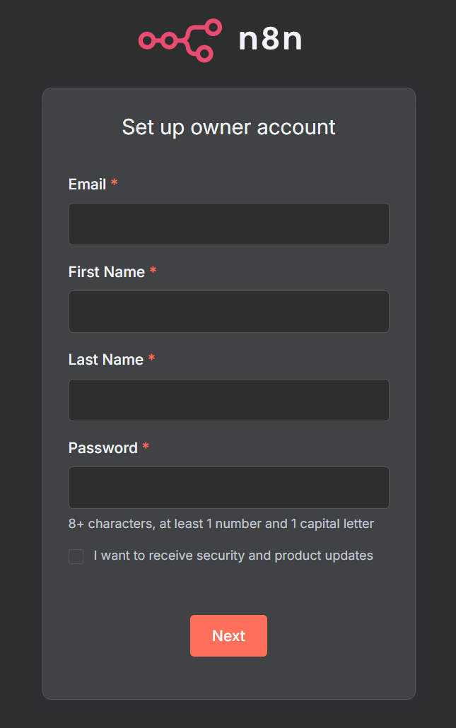 n8n Local Login