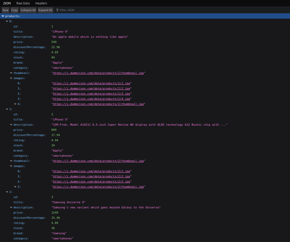Execute the GET Request