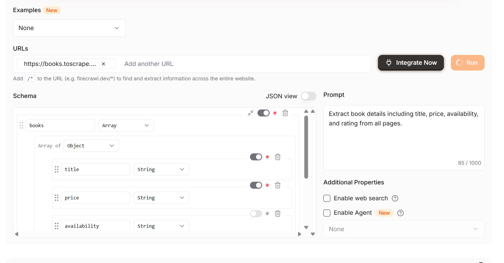 Firecrawl Extract: Scrape a Single URL