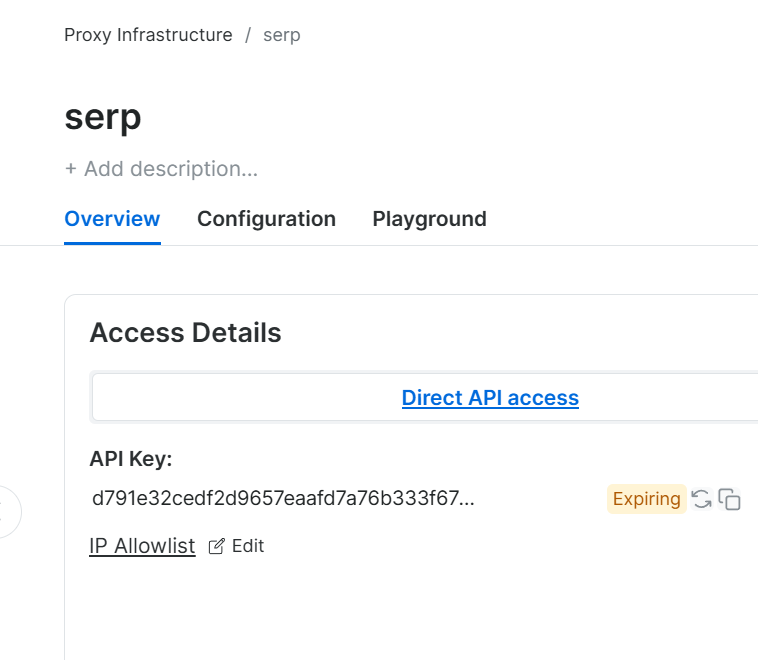 Finding Your demlon API Key