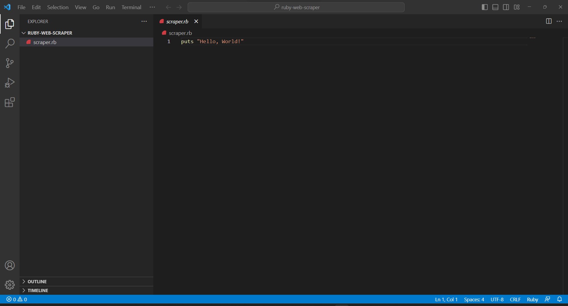scraper.rb file EXPLORER