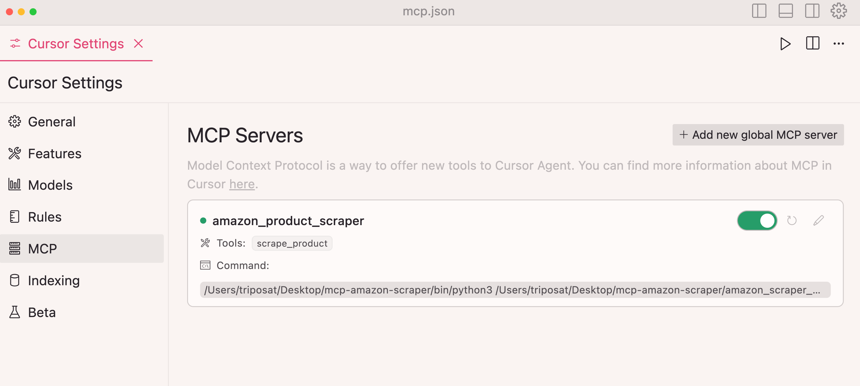mcp-server-connected-status