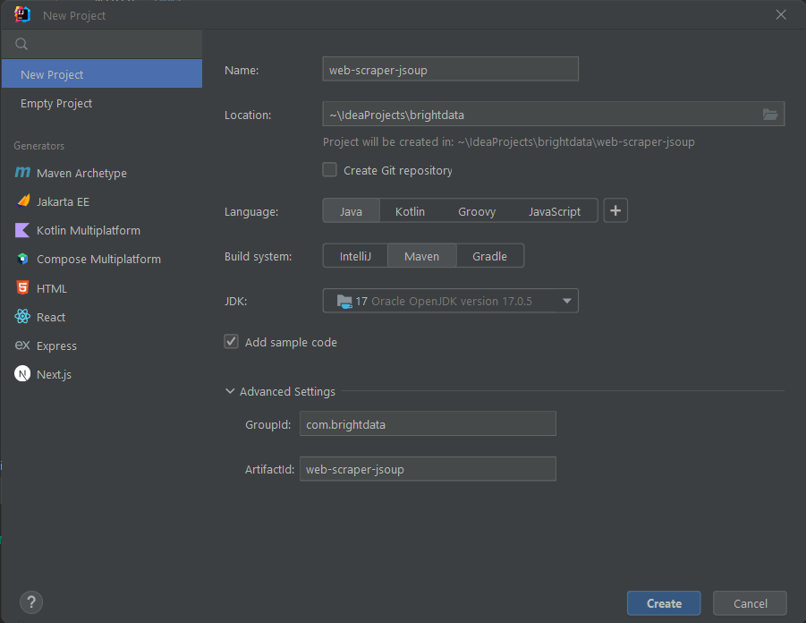 Setting up a Java project in IltelliJ IDEA