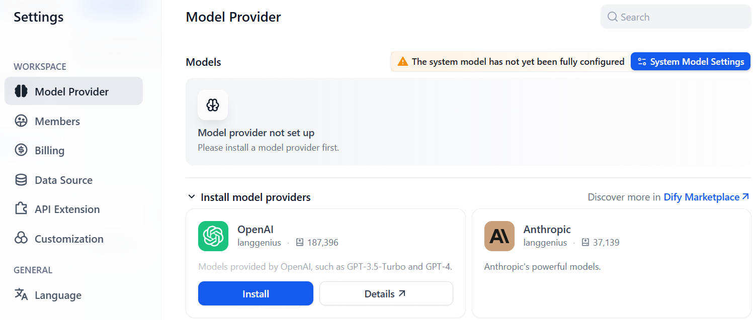 Selecting a model
