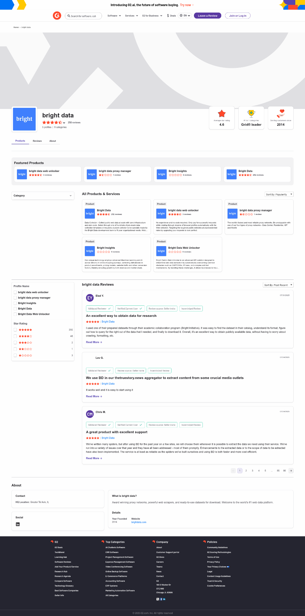 The screenshot returned by Web Unlocker