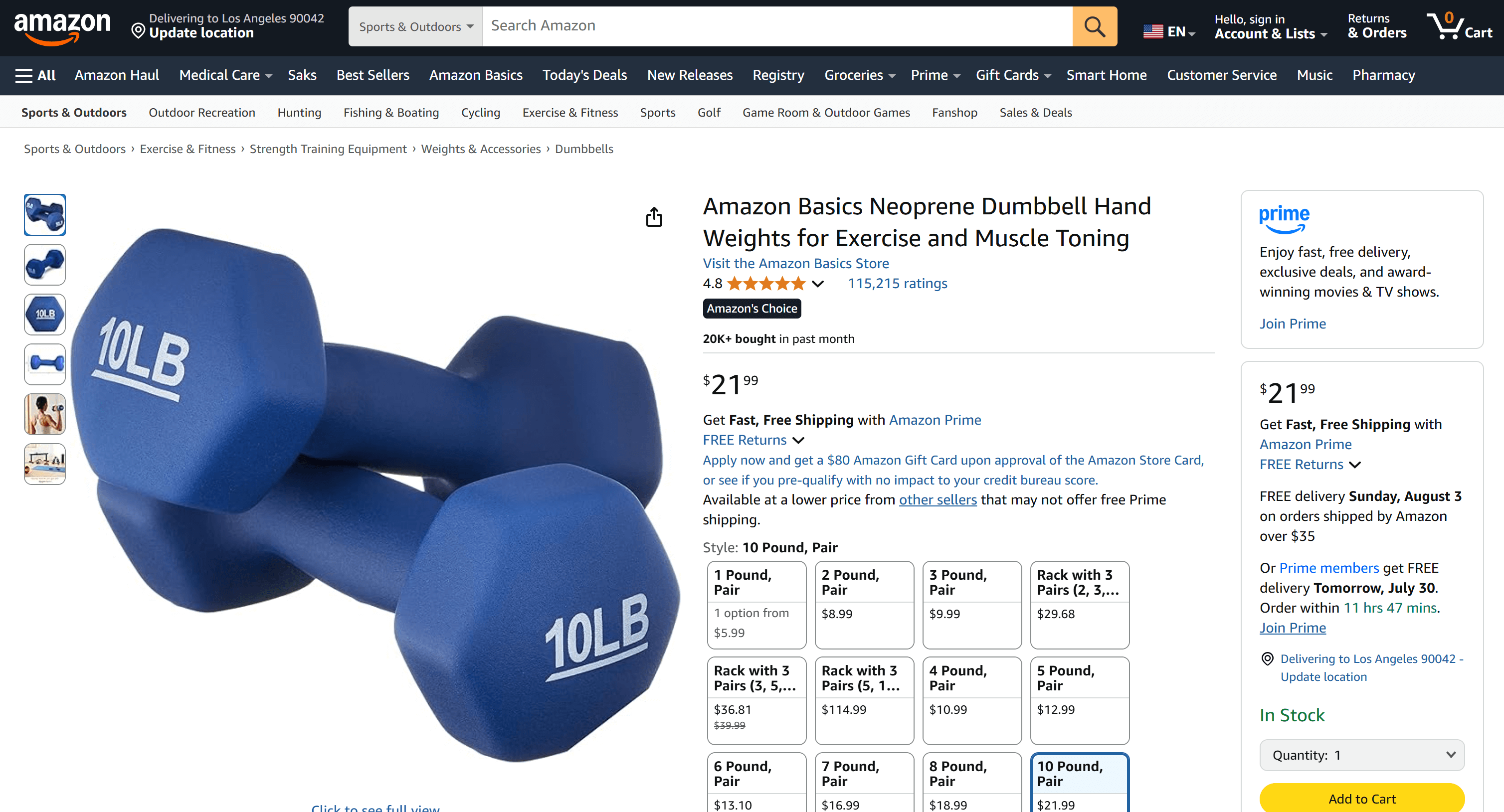 original Amazon page