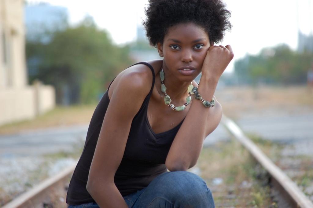 Girl wearing jewelry