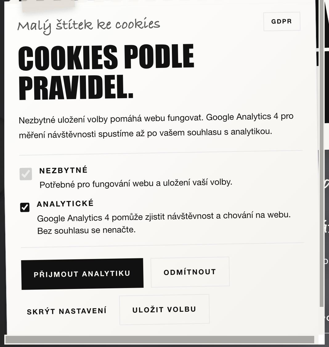 Cookies - Desktop