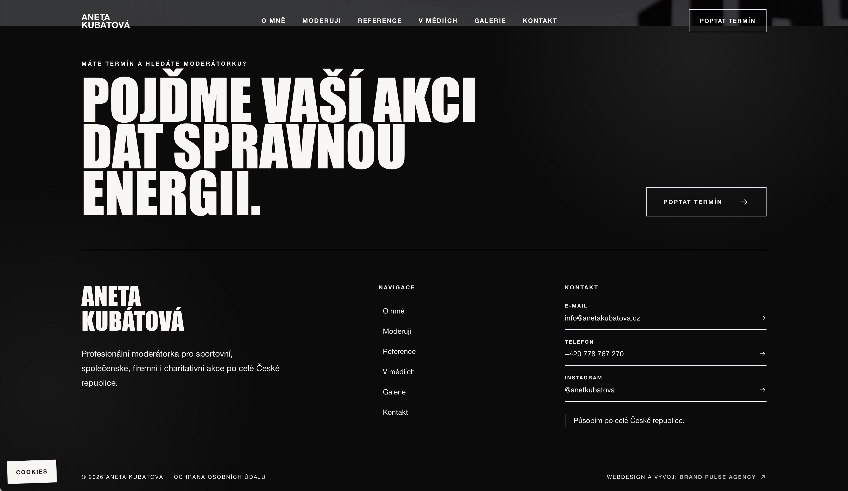 Patička - Desktop