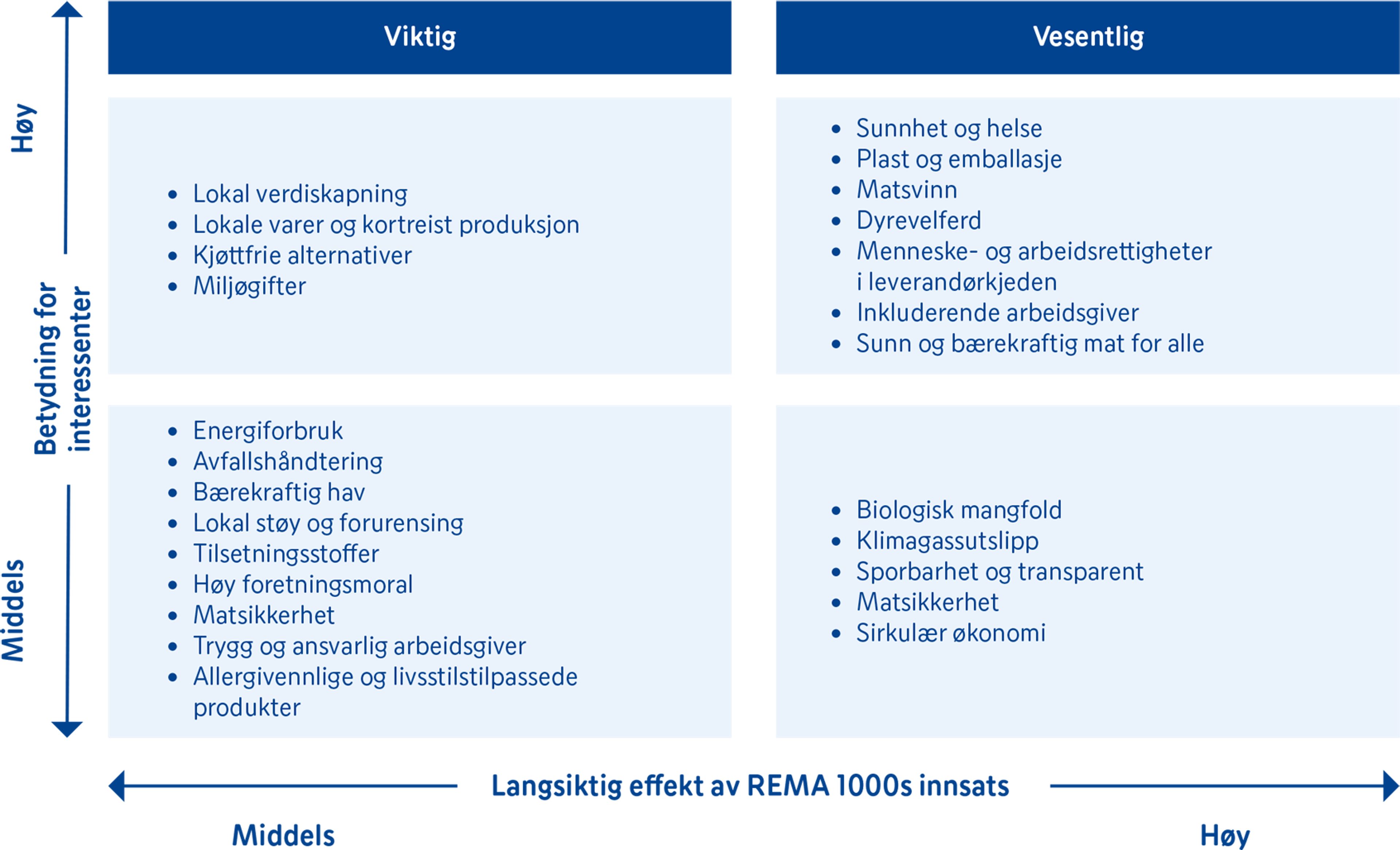 Vesentlighetsanalyse