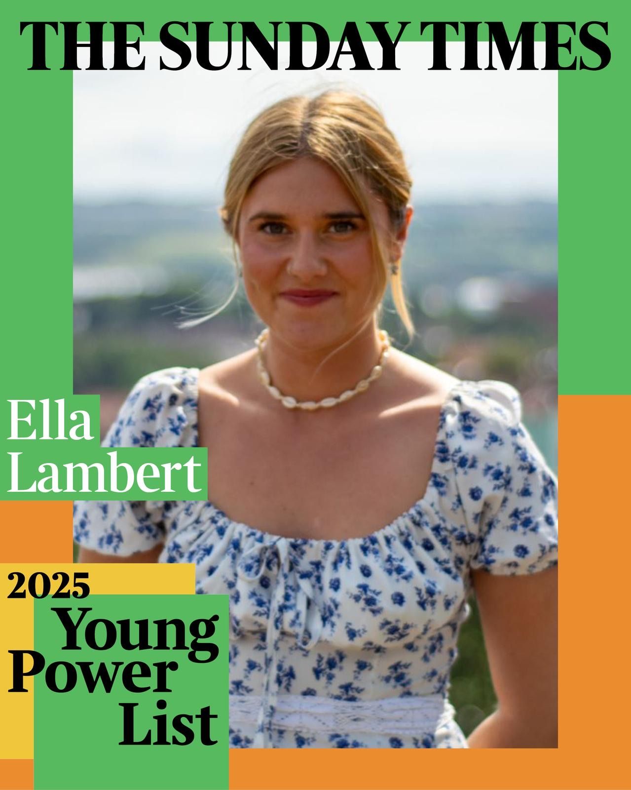 The Sunday Times: Ella Lambert, 2025 Young Power List