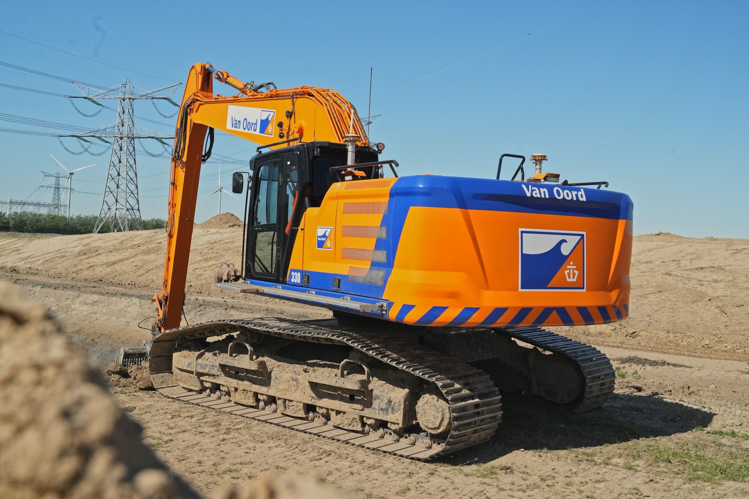 Werk op locatie bij Van Oord Grondstoffen