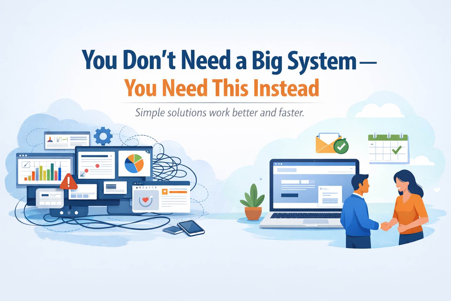 You Don’t Need a Big System — You Need This Instead