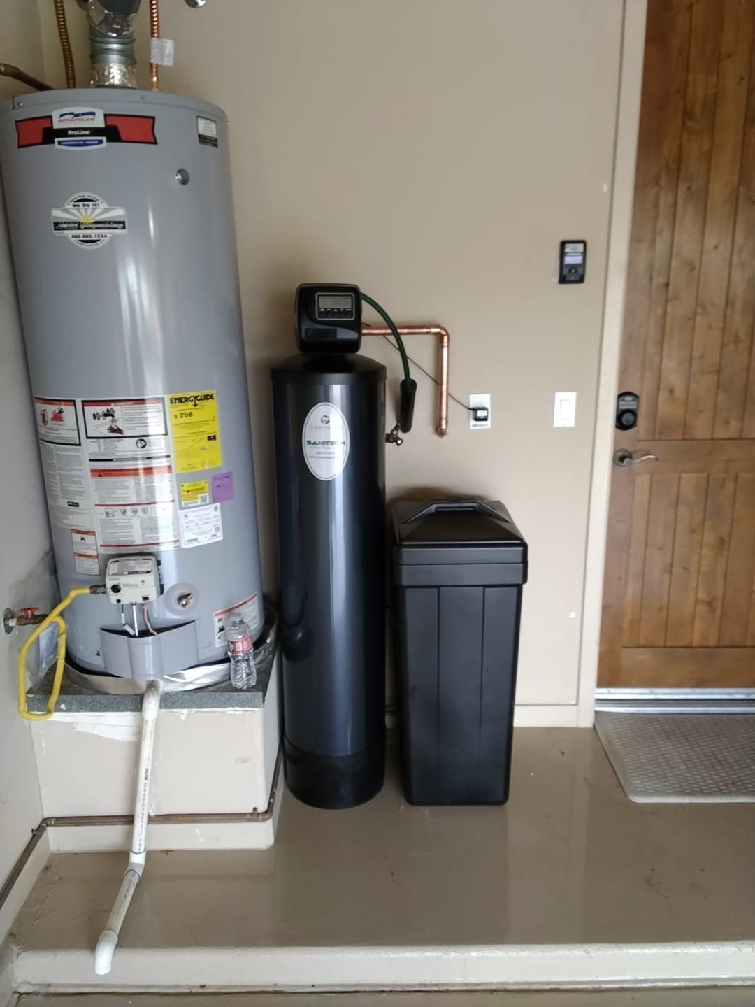 Water softener install