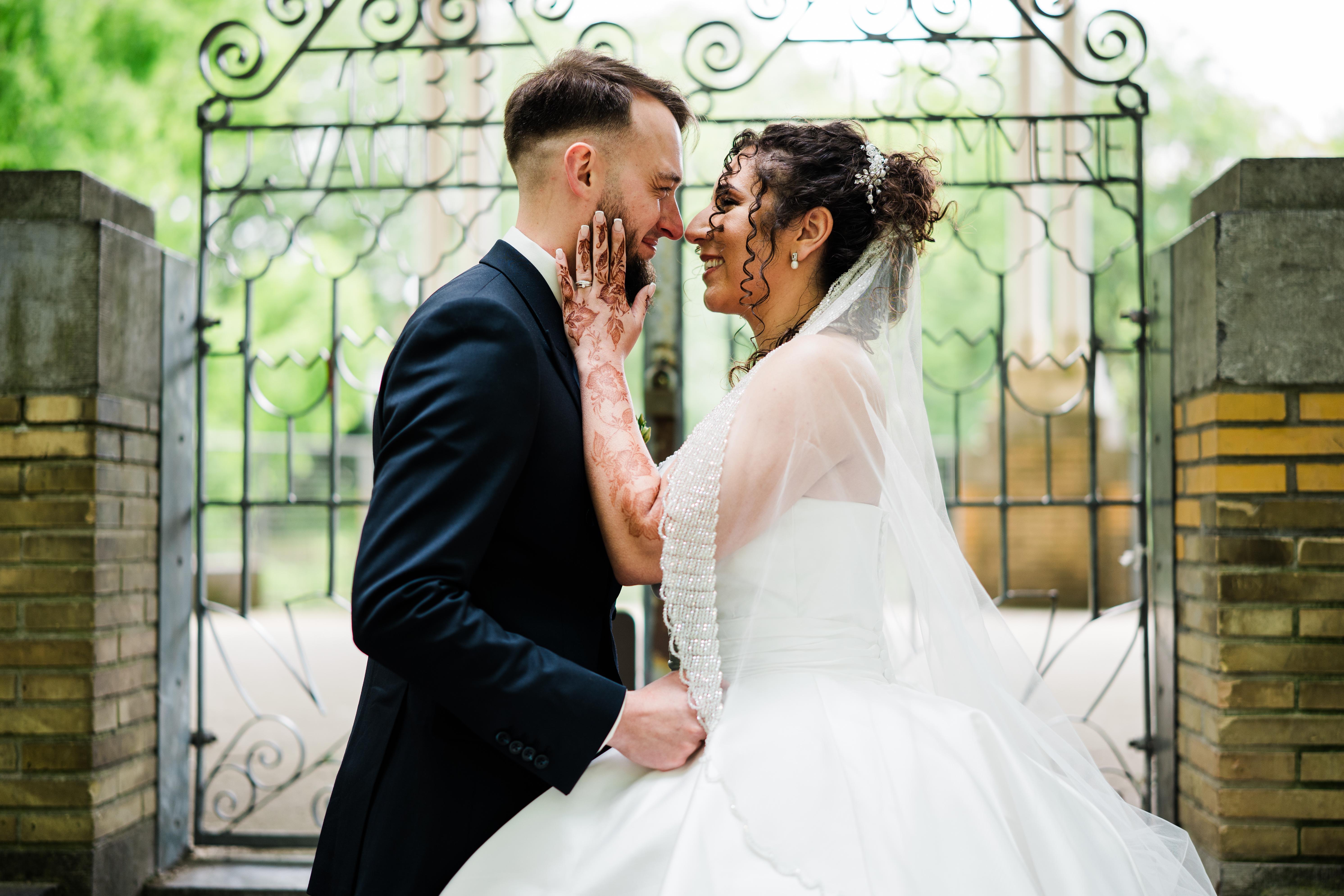 Kenza & Grégoire wedding at Manoir de Marcq — photograph 2 of 25