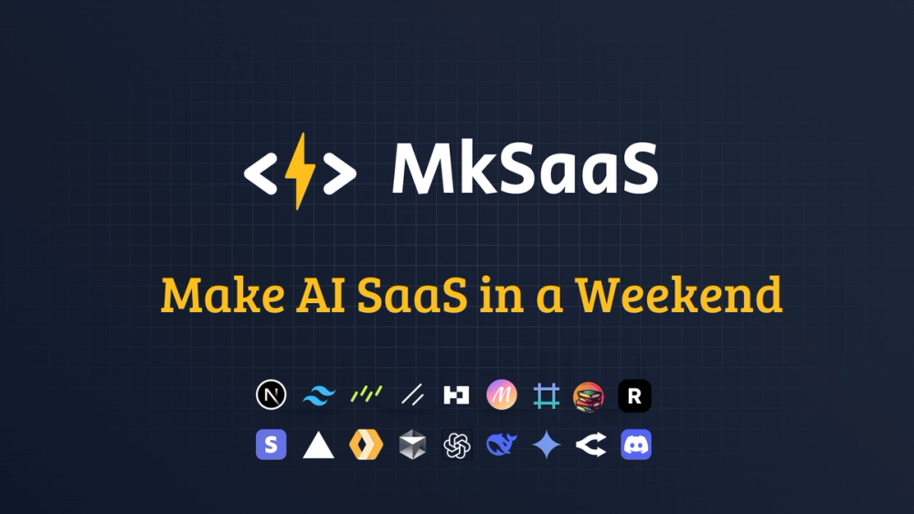 image of MkSaaS