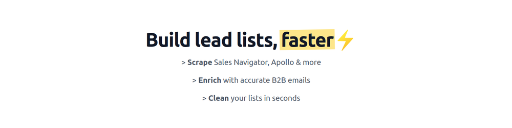 Screenshot of Findymail Email Finder