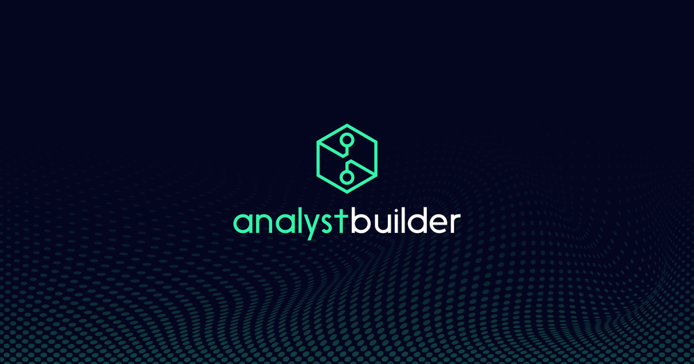 Screenshot of Analyst Builder