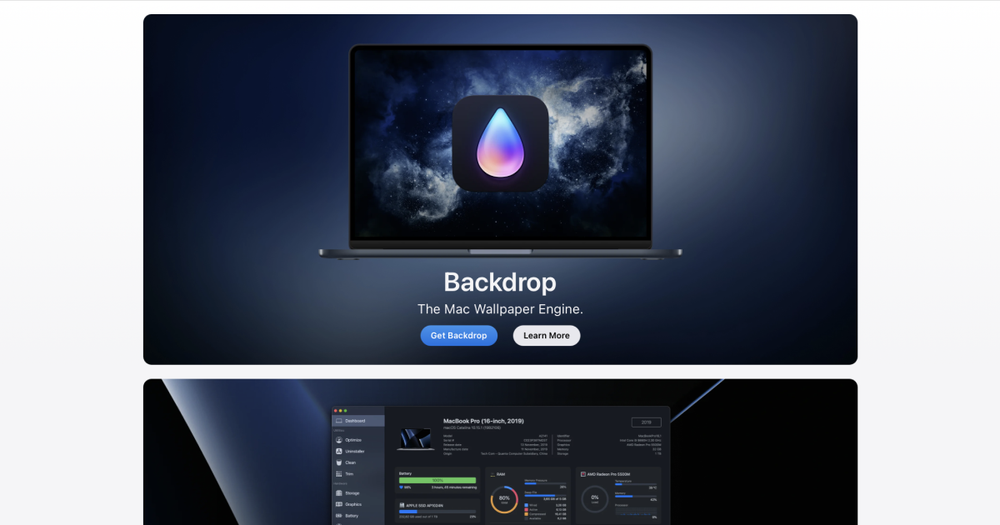 Screenshot of Cindori Apps