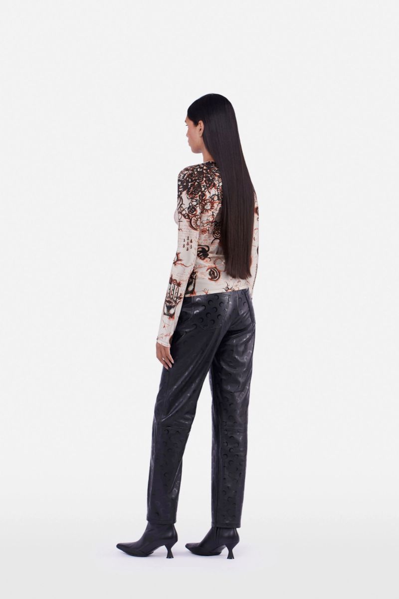 Geotic Creases Top