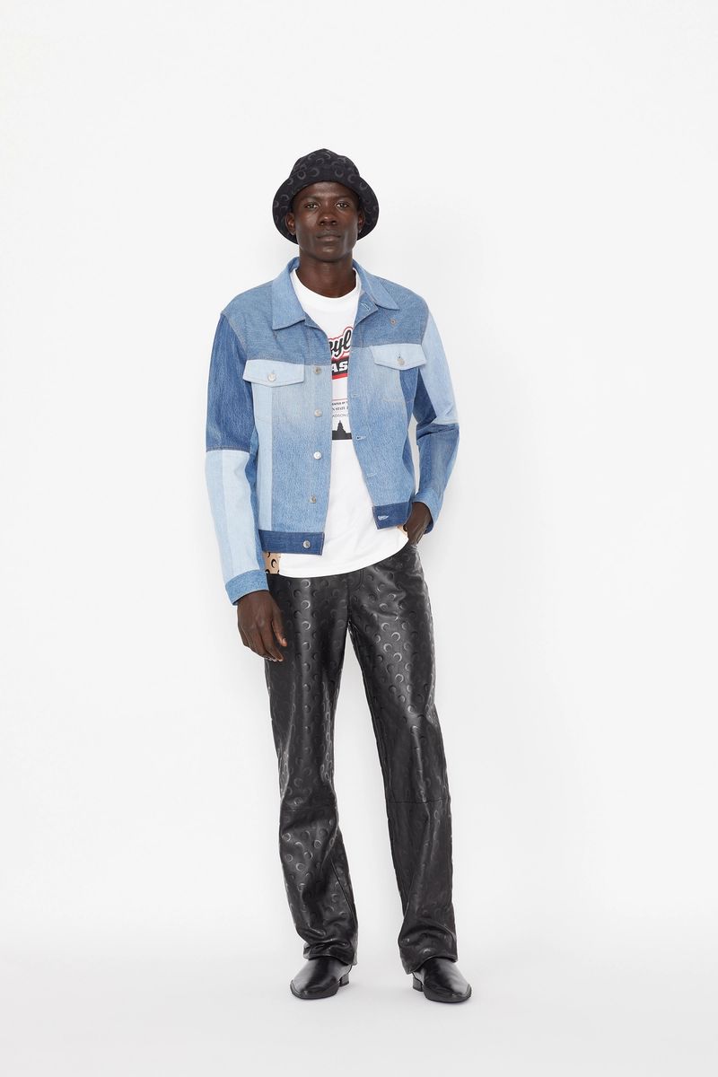 Blue-Jeans Patchwork Jacket