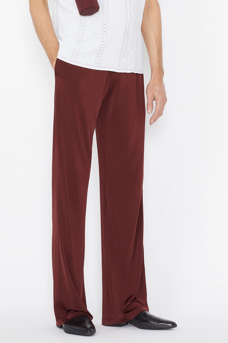 Unisex Vibrant-Jersey Wide-Leg Track Pants