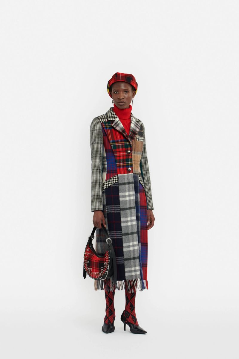 Tartan Clash Tailored Coat