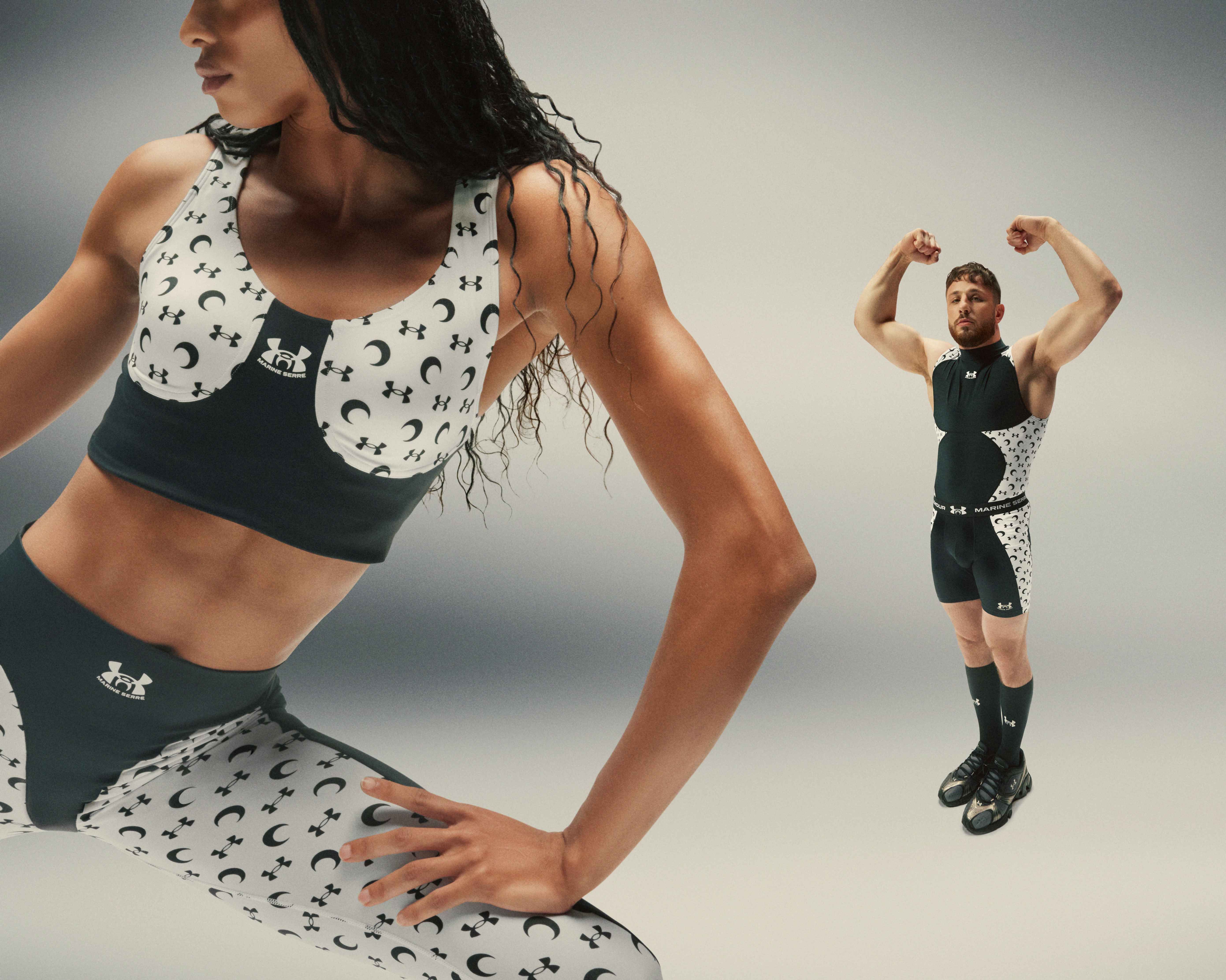 MARINE SERRE ハーフレギンスXS Marine Serre x Under Armour • Marine Serre