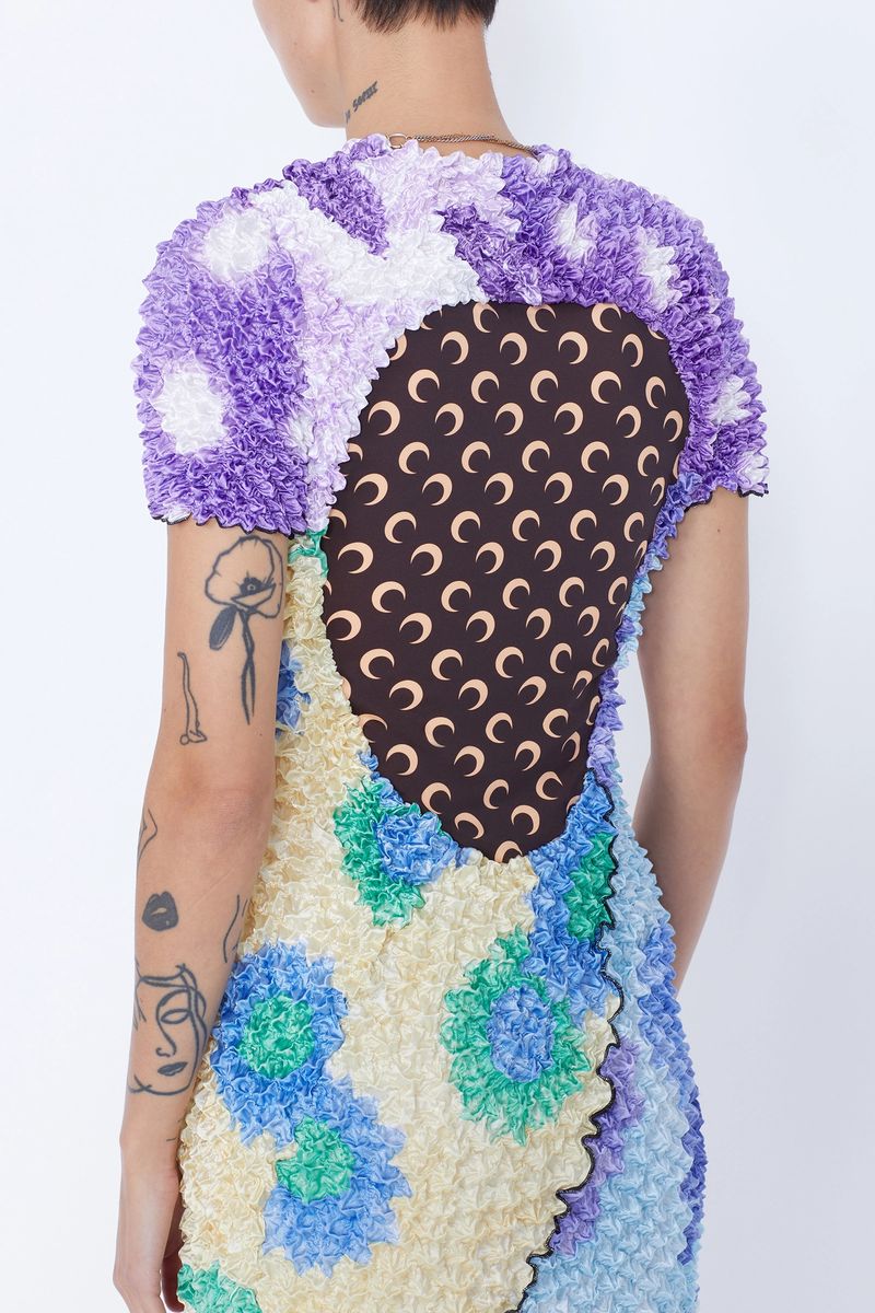 Popcorn-Mix Hybrid Dress
